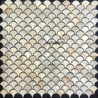 natural fish scale shell mosaic mother of pearl tiles decoration wall bathroom kitchen backsplash shower floor wallpaper tile