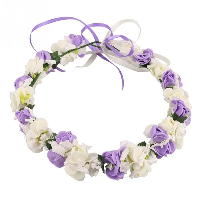 Красивый Свадебный Цветочный Венок Цветочной Гирляндой Небольшой Лес Цветок