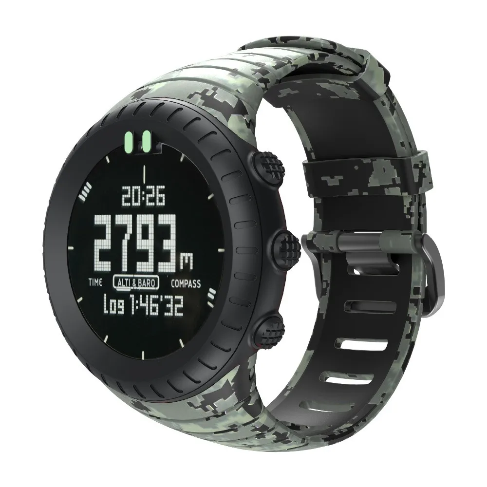 Ремешок силиконовый для Suunto Core Band спортивный браслет смарт часов аксессуары