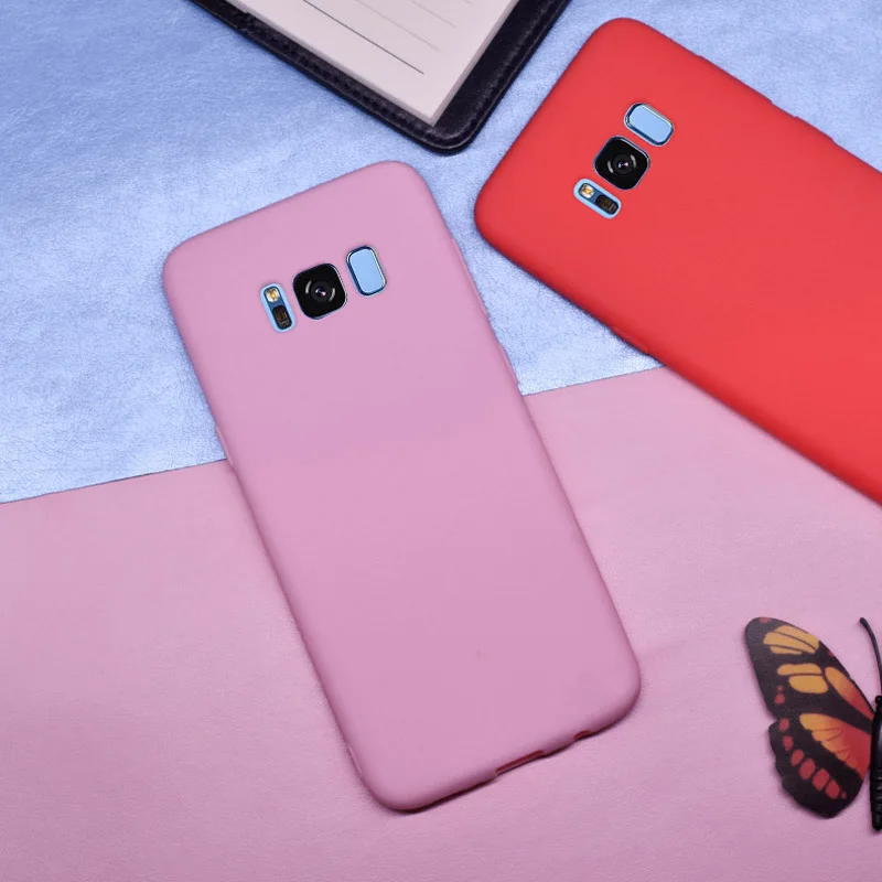 Мягкий силиконовый чехол для телефона ярких цветов из ТПУ Samsung Galaxy A5 A7 A8 A310 A510 A710