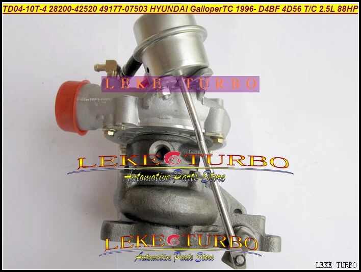 Турбокомпрессор Turbo 28200 42520 49177 07503 для HYUNDAI Galloper TC 1996 D4BF 4D56 T/C 2.5L 88HP бесплатная