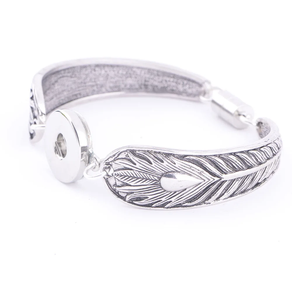 6 стилей 1 шт. серебристый цветок под старину металлический взаимозаменяемый