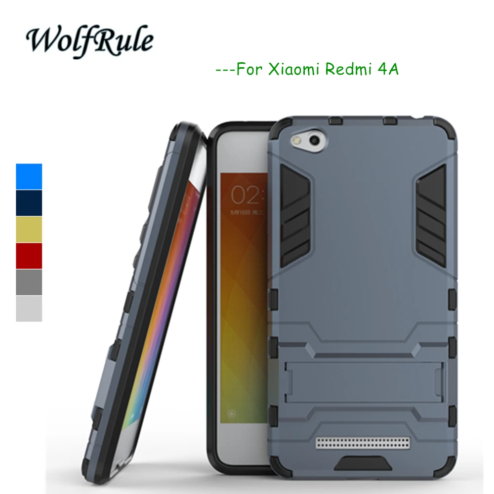 Wolfrole Xiaomi Redmi 4A чехол Силиконовый противоударный легкий пластиковый держатель для