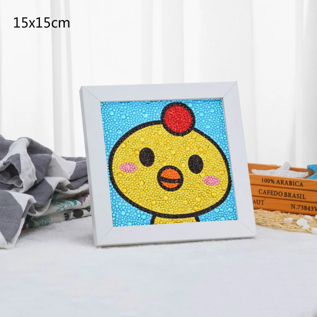 chicken 5D DIY Полная Алмазная Картина милые животные алмаз особенной формы вышивка динозавр собака слон для детей игрушка для декорации дома - Цвет: chicken