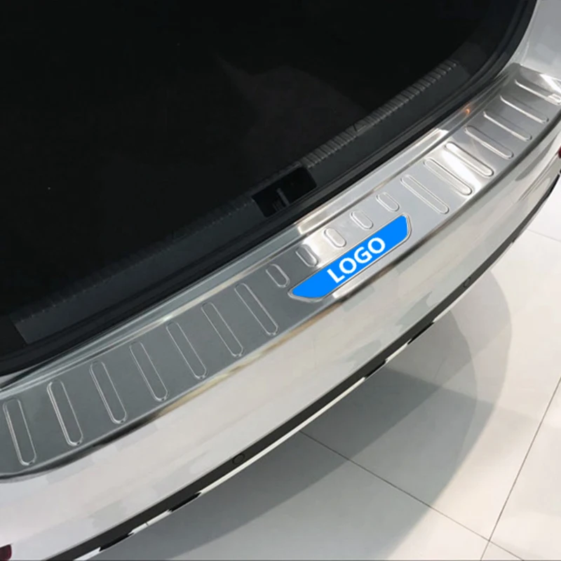 1 шт. декоративная накладка на задний бампер из нержавеющей стали для Skoda Octavia