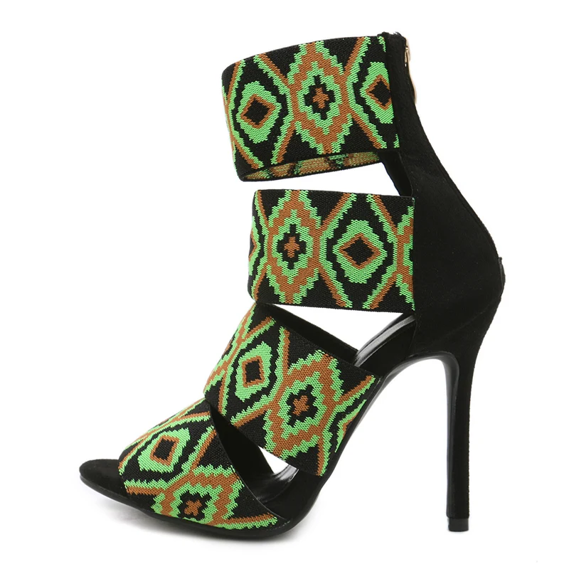 2019 г. Новые летние женские босоножки на тонком высоком каблуке 10 см туфли-лодочки