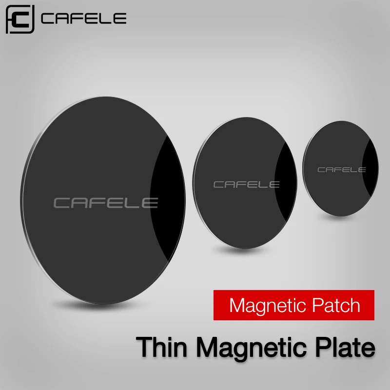 cafele universal car phone holder metal plate for magnetic adsorption desk wall phone holder iron sheets for air vent car holder free global shipping
