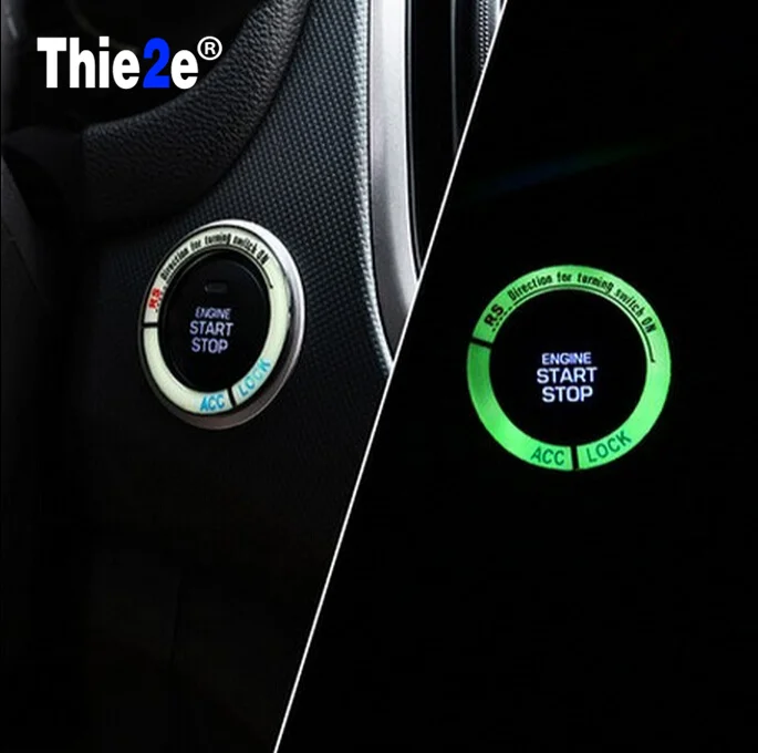 Светящееся кольцо для ключей зажигания автомобиля стикер Forester Outback Xv Honda Crv KIA Sportage