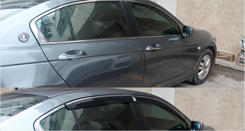 Lsrtw2017 акриловый окна автомобиля дождь щит для honda accord 2008 2009 2010 2011 2012 2013 8th accord