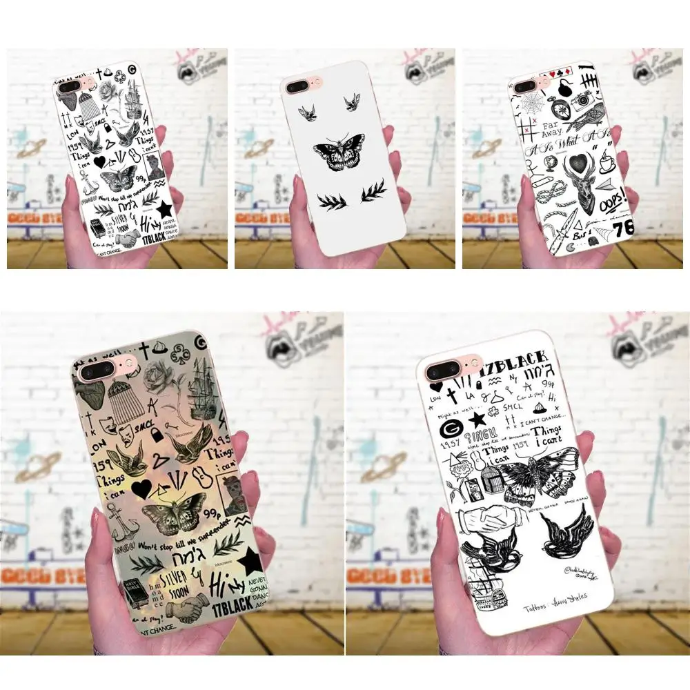 Мягкий чехол-накладка с принтом бабочки One Direction Harry Styles для Huawei Mate 7 8 9 10 20 P8 P9 P10 P20 P30