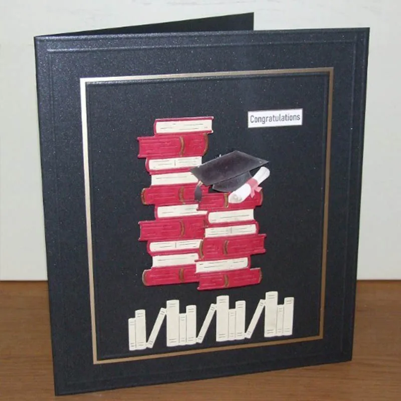 Вырубные штампы в виде книг с деревьями и цветами модель 2019 года|Вырубные штампы|