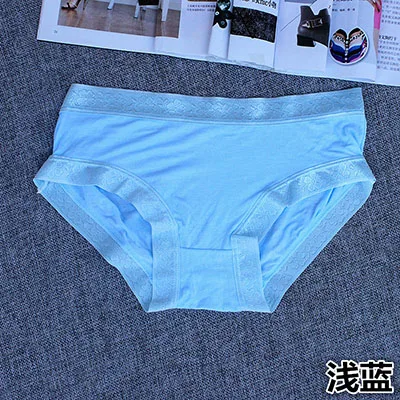 Light blue Высокоэластичные модальные кружева Бесшовные Ice Silk Брюки Шорты повседневные женские летние брюки Трусы Трусики Boyshort - Цвет: Light blue