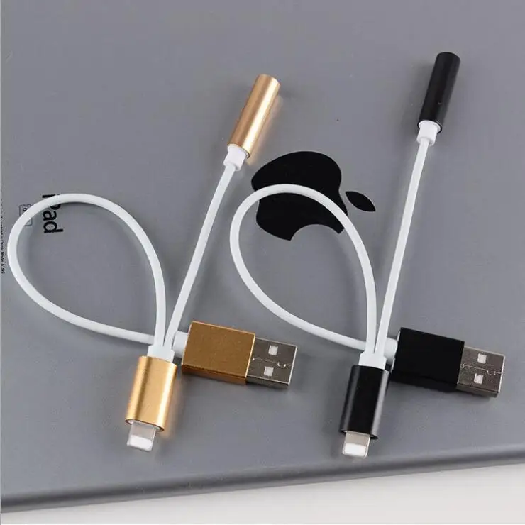 SUOZUN USB освещения аудио кабель зарядного устройства и музыки 2 в 1 до 3 5 мм jack