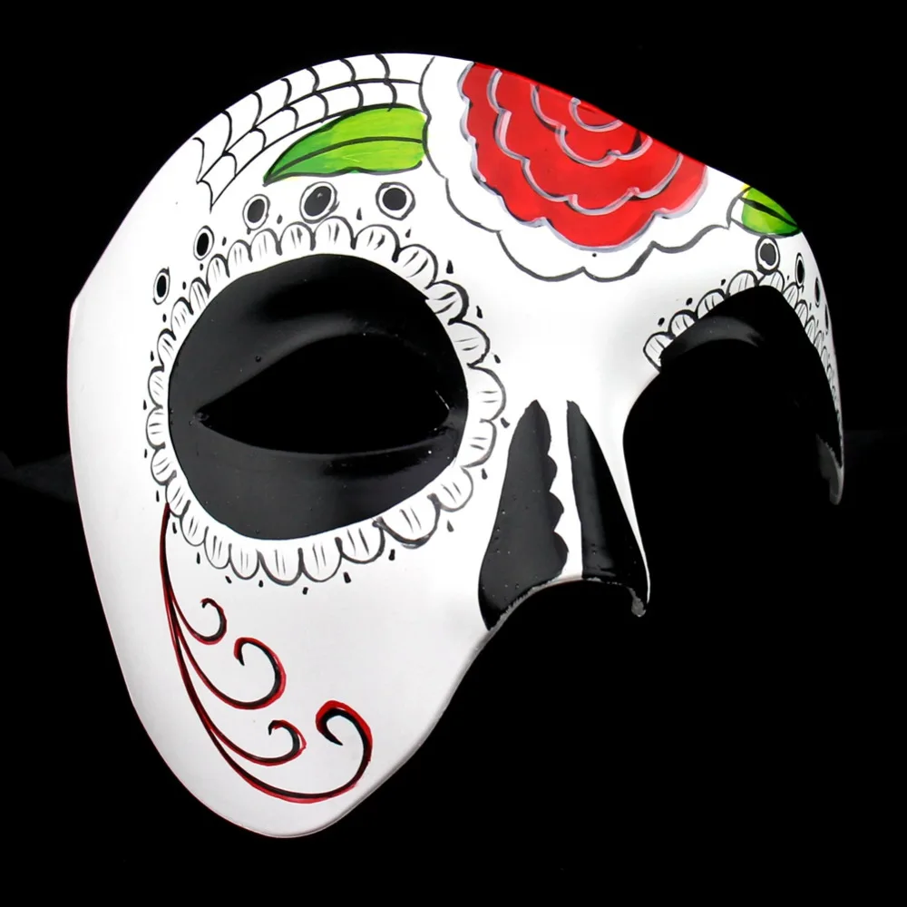 2018 Маскарадная маска День мертвых масок для Хэллоуина маскарада|party mask|masquerade