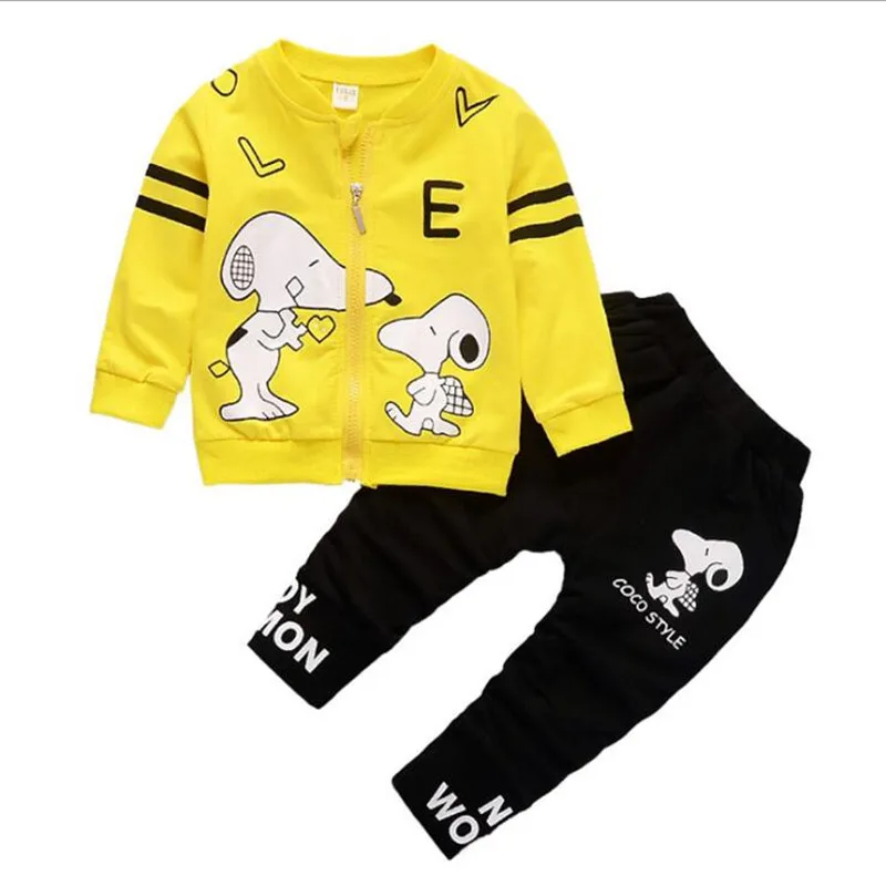 Комплект из 2 предметов для маленьких мальчиков Повседневная рубашка с длинными