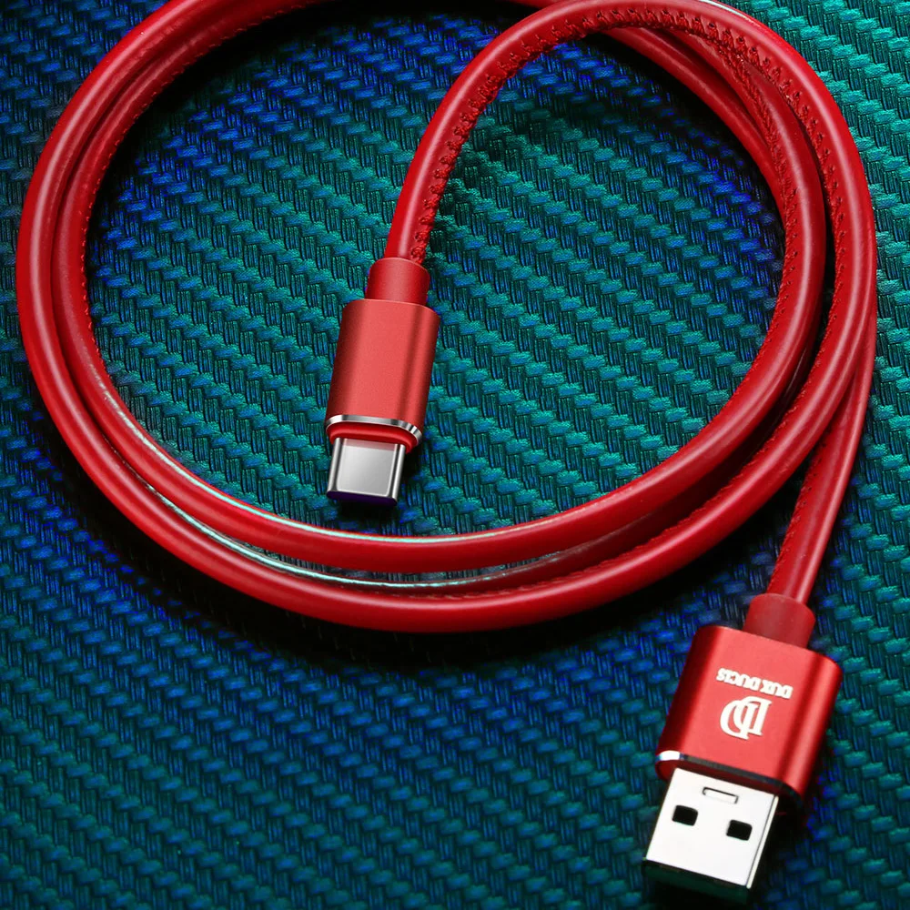 DUX DUCIS 5A USB Type C Cable for Huawei P20 Pro P10 P9 Plus Mate 10 PU Fast Charge USB-C Samsung S9 S8 Oneplus 6 New | Мобильные