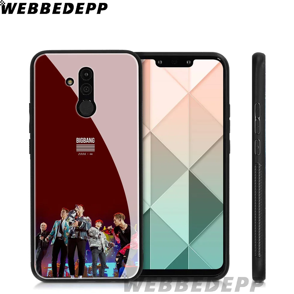 Чехол из закаленного стекла WEBBEDEPP Bigbang GD для Huawei Mate 20 P20 P10 P Smart 2019 2018 &amp Honor 10 9 8X 7A Lite