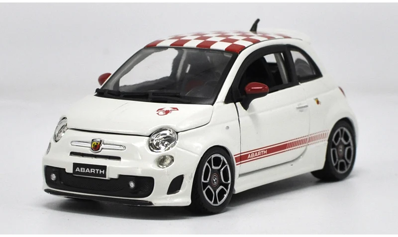 Оригинальная фабрика 1:24 FIA T 500 ABARTH игрушечный автомобиль из сплава игрушки для