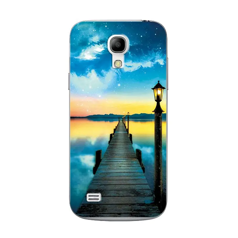 W90 Мягкая Силиконовая обложка чехол для samsung Galaxy S4 Mini/S4Mini GT-I9190 i9195 i9192 картина TPU с рисунком Сердце чехол в виде ракушки 4,3 дюймов - Цвет: W90