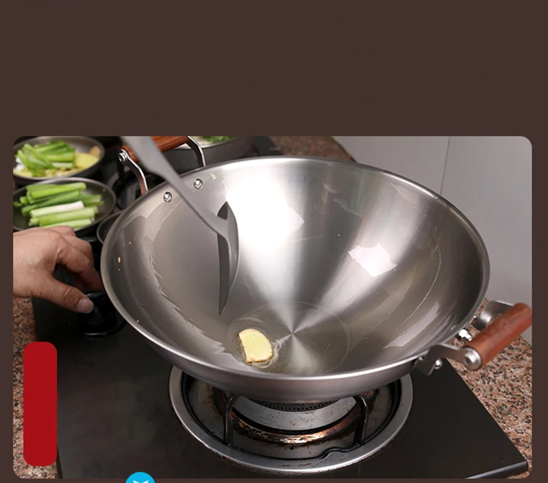 3.5L КИТ титановая сковорода для сковороды кухонные аксессуары Открытый походный горшок без покрытия индукционный вок домашний здоровый Ti8124
