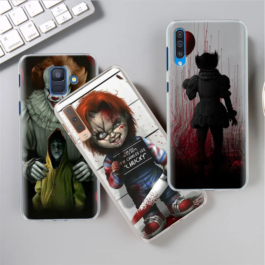 Джокера клоун ужас чехол КРЫШКА ДЛЯ samsung Galaxy A30 A40 A50 A70 A6 A8 плюс A7 A9 M30 чехол для телефона Coque