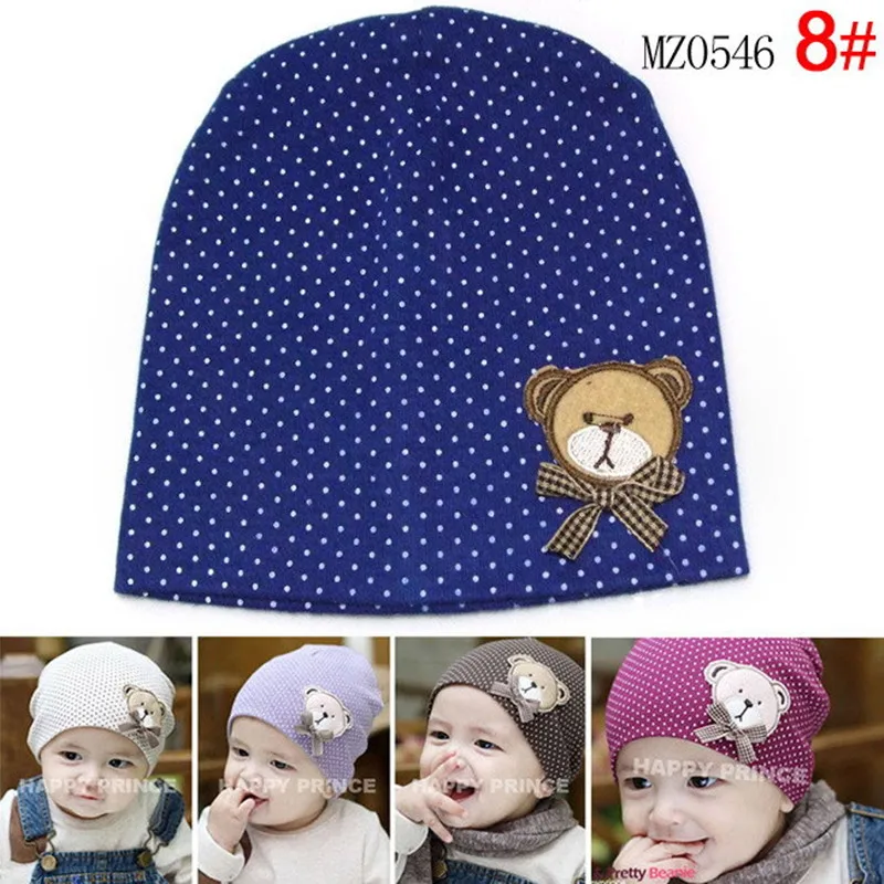 Детская шапка милые детские шапки унисекс для маленьких мальчиков и девочек с