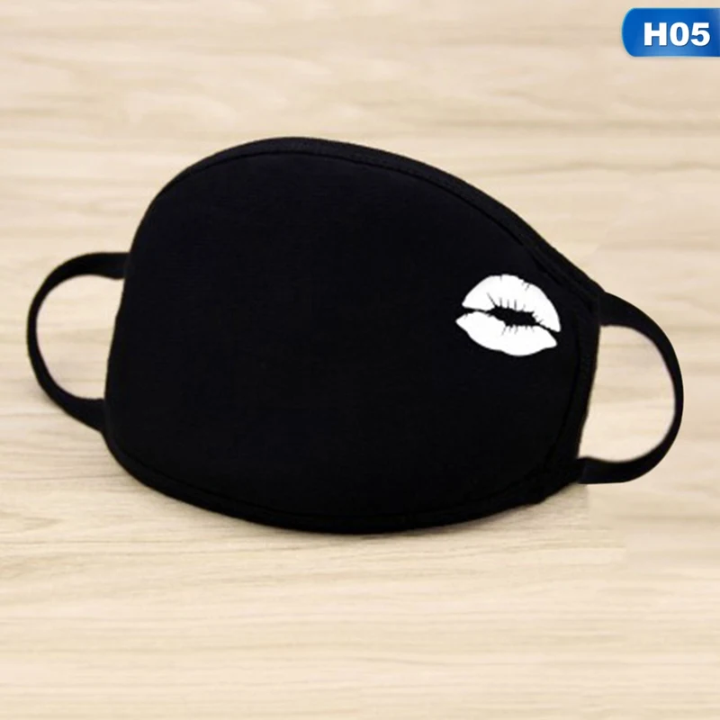 H05 1 Pc Black Health Cycling Anti-Dust Mouth Face Mask Respirator Unisex Fashion Mouth-Muffle Face Masks Free shipping - Цвет: H05