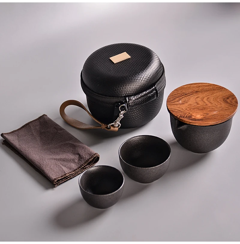 TANGPIN керамические чайники gaiwan чайные чашки китайский чайный набор портативный чайный набор для путешествия с сумкой для путешествий