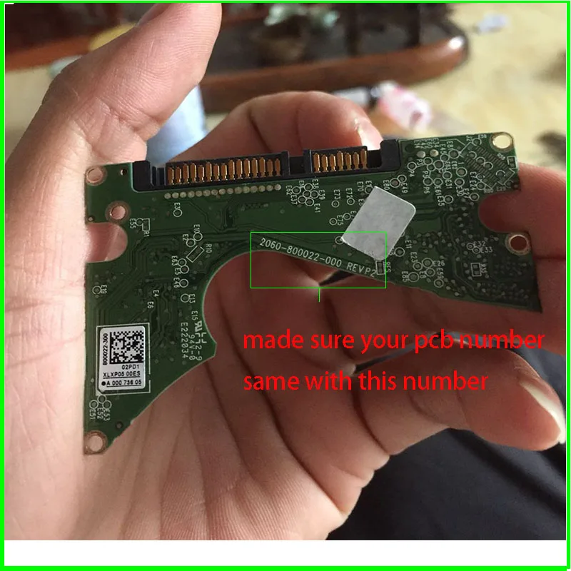Б/у HDD PCB Логическая плата печатная 2060 800022 000 REVP2 для WD 2 5 SATA жесткого диска