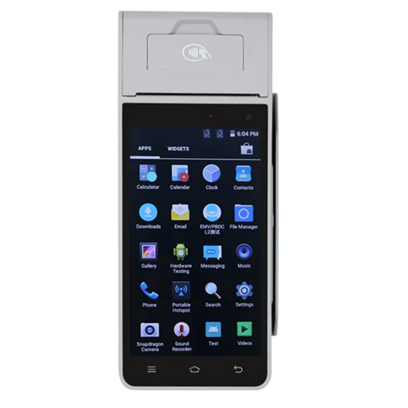 

Handheld POS Terminal Android Portable Bluetooth Wifi Smart device EMV payment NFC pos terminal with printer