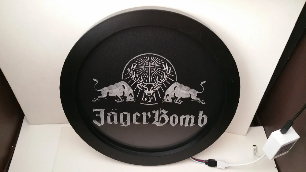 B271 Jagermeister Jager Bomb Bull винный RGB светодиодный многоцветный беспроводной контроль