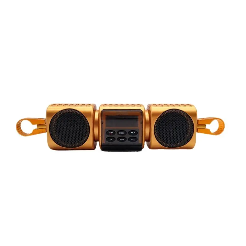 12 В черный мотоцикл MP3 музыкальный плеер bluetooth-колонки fm-радио с светодиодный водонепроницаемый дисплей