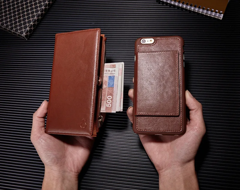 

Cover With Card Holder Phone Bag for iphone 7/plus 6 6s plus 5s SE for Samsung Galaxy S7 edge S7 S6 Leather Flip wallet purse