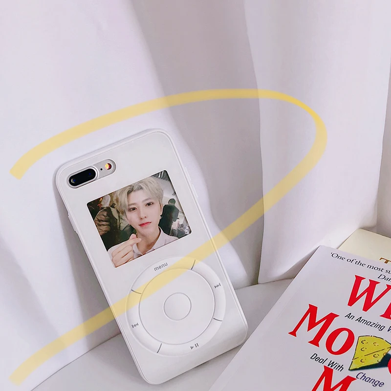 Модный прозрачный чехол для телефона GlamPhoneCase с музыкальным проигрывателем iphone X