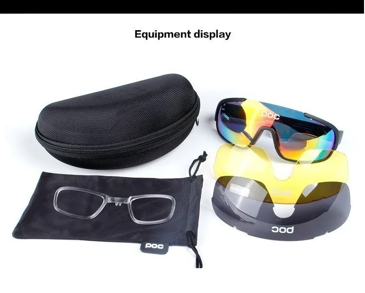 Мужские и женские спортивные очки POC, солнцезащитные очки Oculos Occhiali Ciclismo, солнцезащитные очки для рыбалки