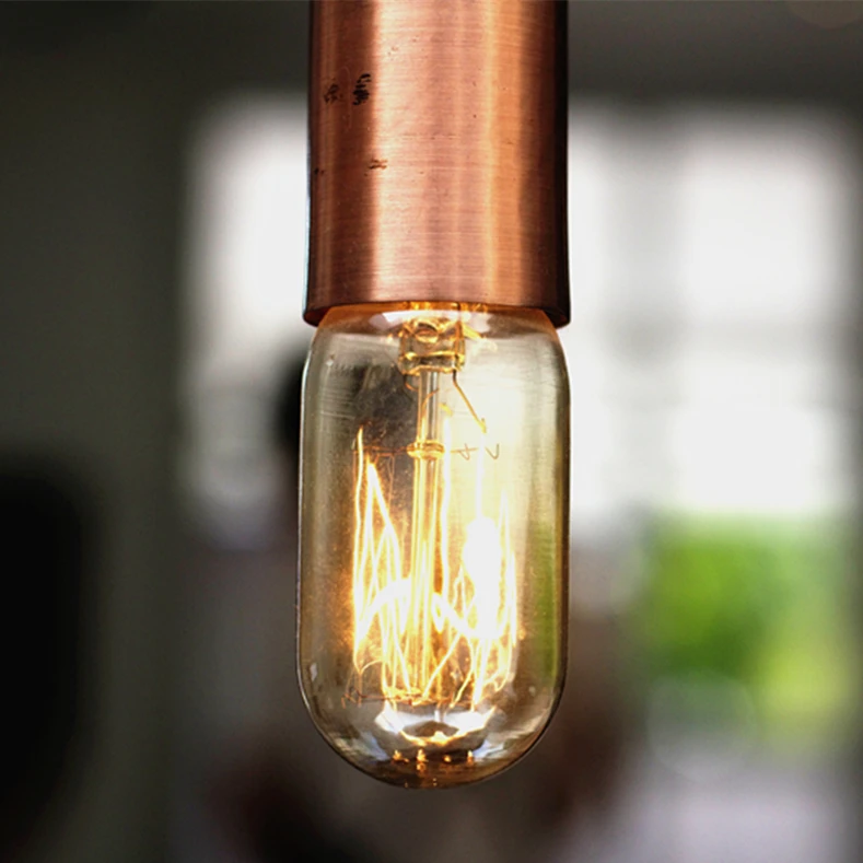 Ретро Эдисон светильник лампа E27 220V 40W T185 T10 T45 накаливания ampoule старинные лампы