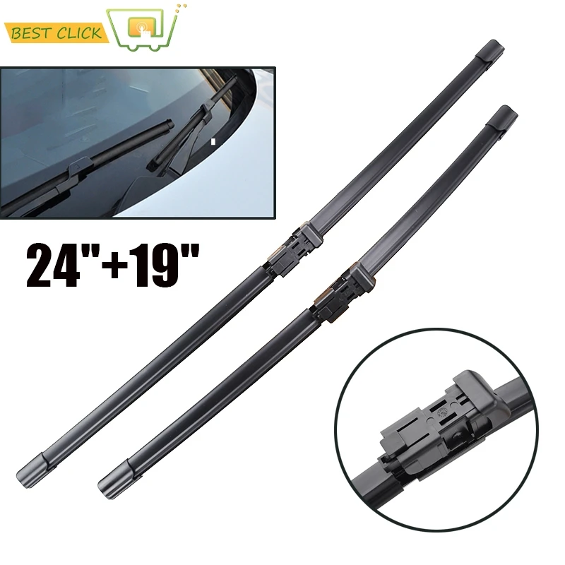 Misima 2"+ 19" щетки стеклоочистителя ветрового стекла для VW Jetta Vento 5 A5 Scirocco Touran Eos, передние стеклоочиститель 2008 2009