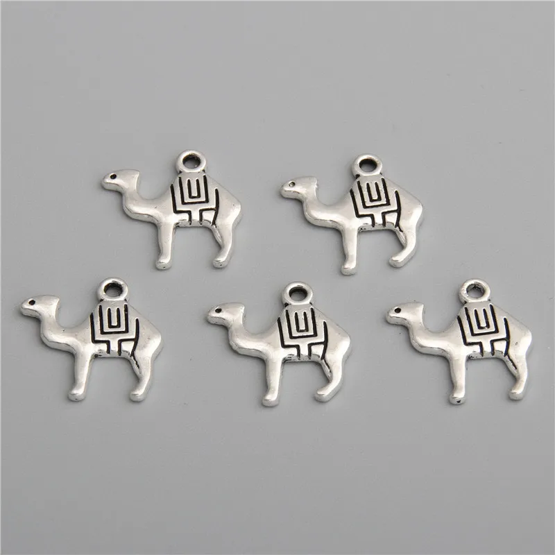 15 шт серебряный цвет Подвески верблюд подвески из цинкового сплава