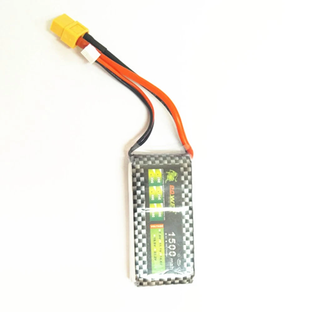 Аккумулятор Lipo 7 4 В 2S 1500 мАч литий-полимерная батарея 25C MAX 35C для гоночного дрона FPV