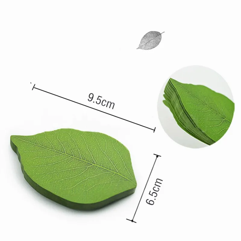 50 Pieces Simulation Leaves Note Paper Convenience Stickers DIY Write Message Greeting Card Tools Party Gift Bedroom Decor |