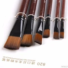 6X коричневые нейлоновые акриловые масляные краски для фотографий, оптовая продажа и Прямая поставка