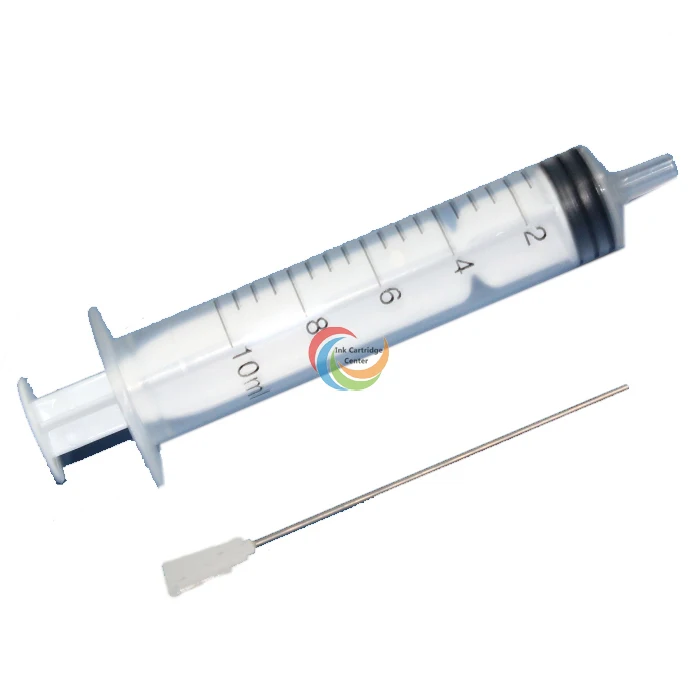 

CISSPLAZA 10pcs 10ML syringe injector for refilling ink CISS CIS with 10cm long needle