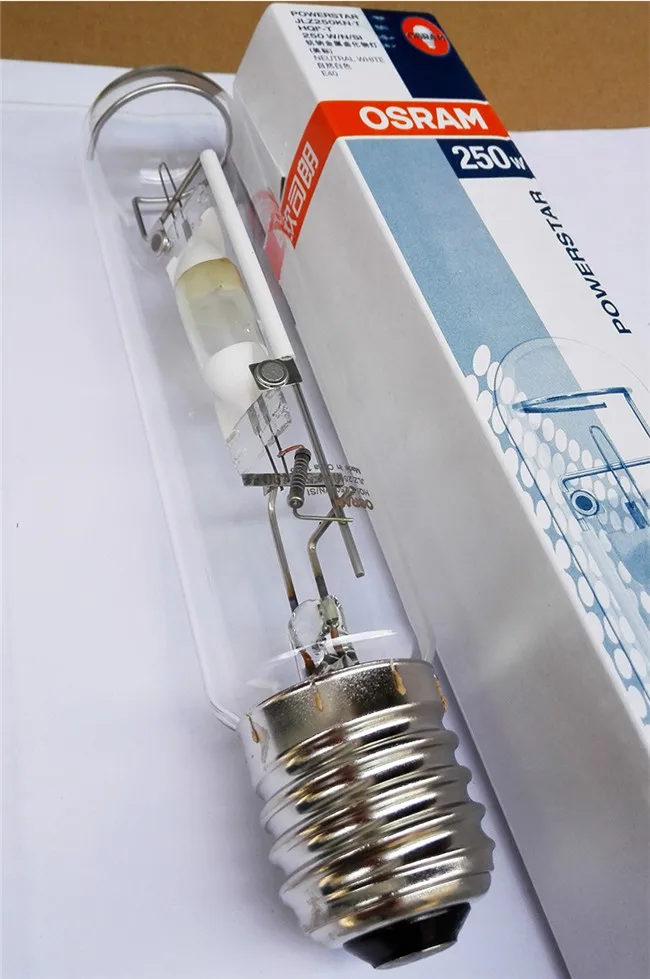 Горячая Распродажа Новая натуральная галогенная лампа OSRAM E40 HQI-T 250 W/N/SI/D Металлическая галогенная лампа - Мощность в ваттах: 250 Вт