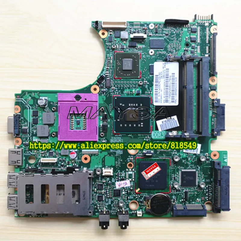 

Системная плата 583077-001, подходит для hp probook 4510S 4710S 4411S, материнская плата для ноутбука PM45 DDR3, с дискретной графикой