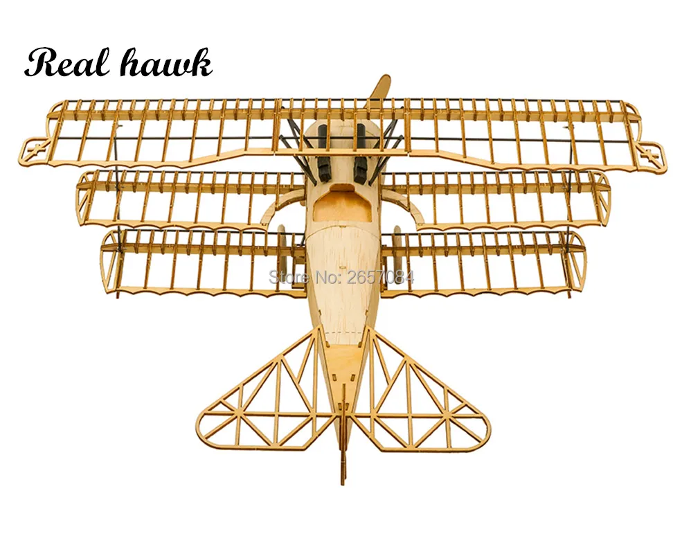 Деревянные строительные наборы DIY ремесла игрушки подарок на Рождество 1:18 Fokker DRI