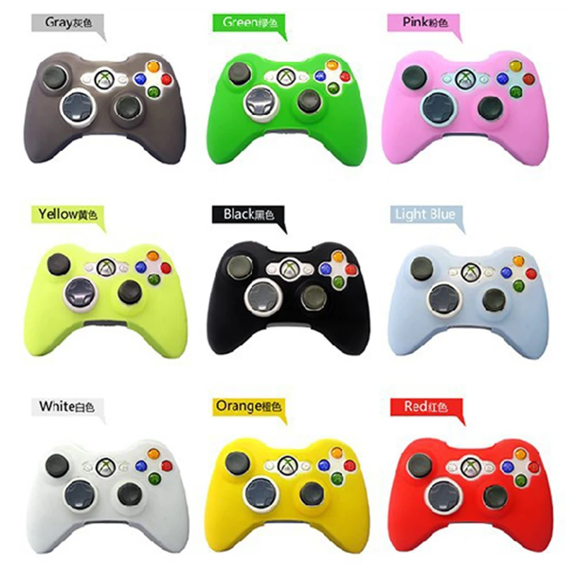 Силиконовый чехол для джойстика XBOX 360 10 цветов|cover for xbox 360|cover forcover covers |
