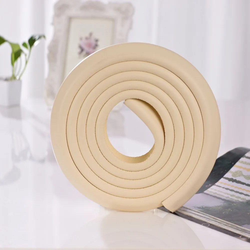Protectores de esquina en forma de L para muebles, protectores gruesos de espuma para Borde de mesa, cubierta de escritorio, parachoques de seguridad para beb&eacute;s, 2M-3