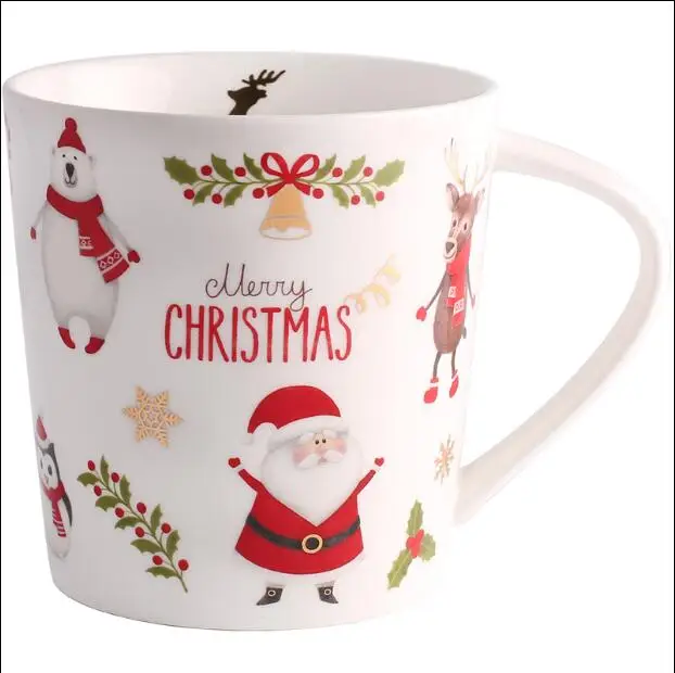 Creative ceramic cute mug cup coffee office home breakfast milk couple Christmas birthday gift | Дом и сад