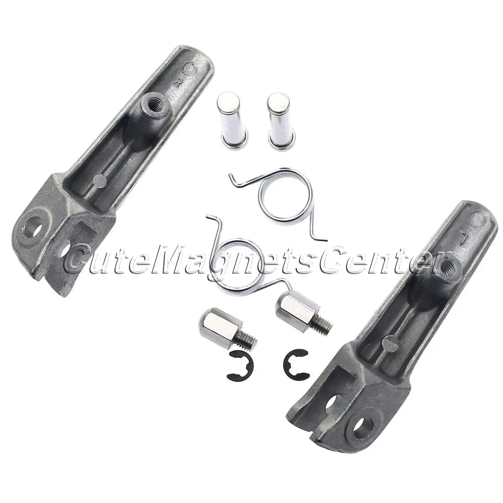 Передняя подставка для ног мотоцикла алюминиевые хромированные мотоциклетные