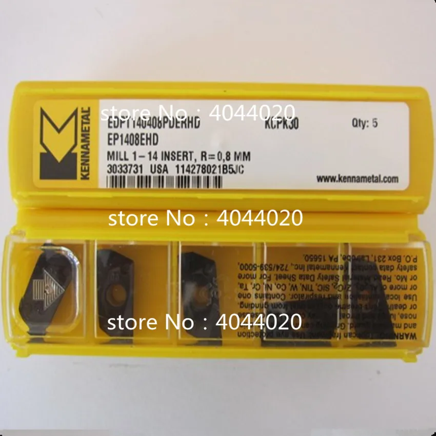 

EDPT140408PDERHD KCPK30 KCK15 EP1408EHD KCPK30 New Original Cutting Tool Carbide Insert For CNC